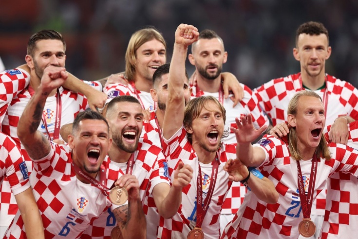 Сборная Хорватии завоевала бронзу на чемпионате мира по футболу
