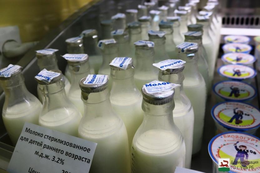 В молочных кухнях Уфы ежедневно кефир и молоко получают более 1300 детей 