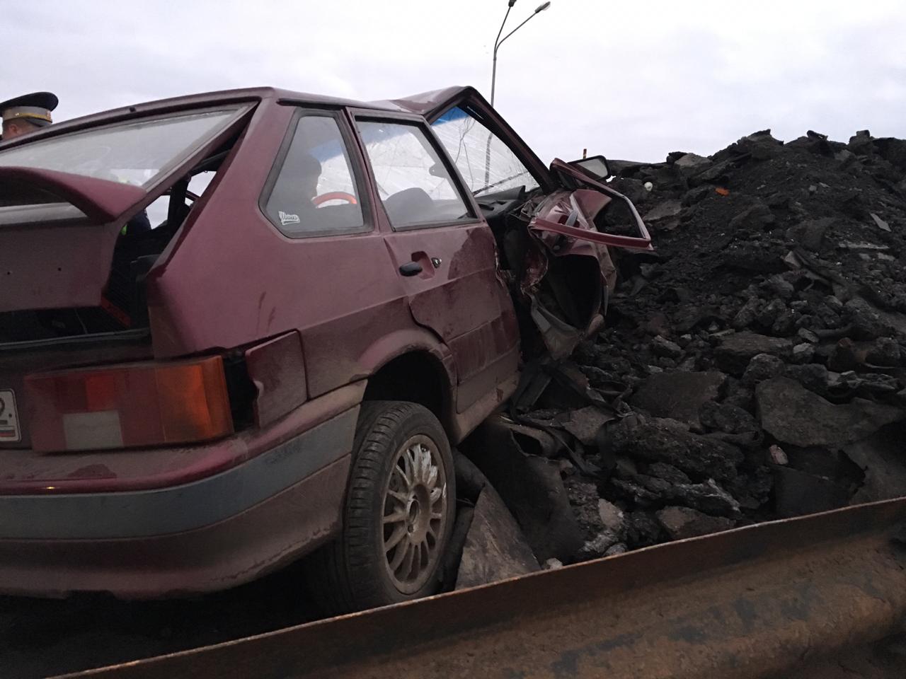 В Уфе на мосту в Шакшу произошло смертельное ДТП