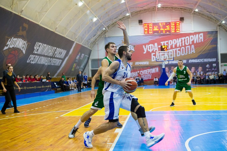 Баскетбольный «Уфимец» стартовал в Кубке России двумя победами