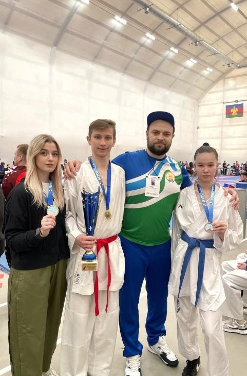 Башкирские каратисты завоевали три медали в Сочи