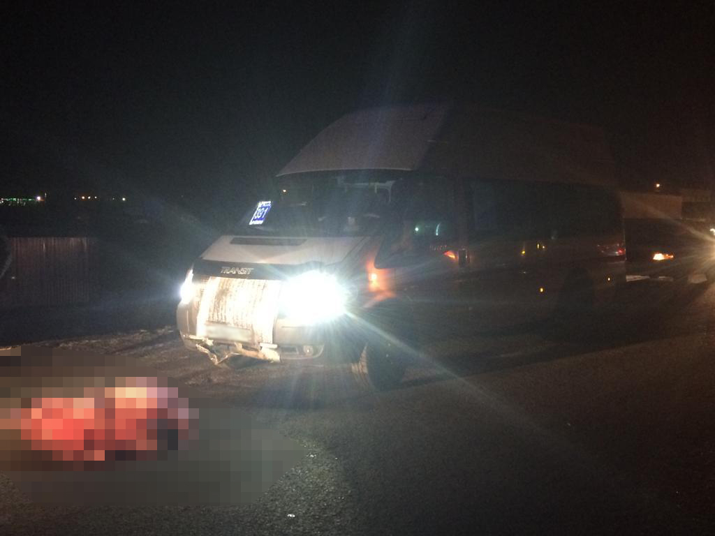 Под Уфой автобус с 17 пассажирами сбил насмерть пешехода 