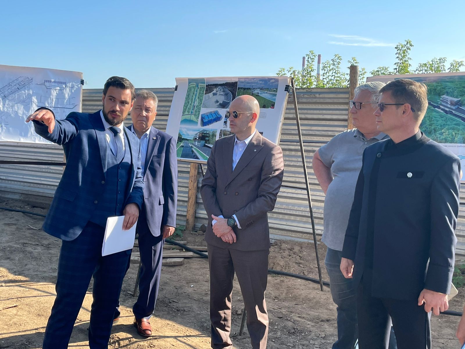 Азат Кадыров проинспектировал строительство комплекса сооружений для  гребного слалома в Уфе