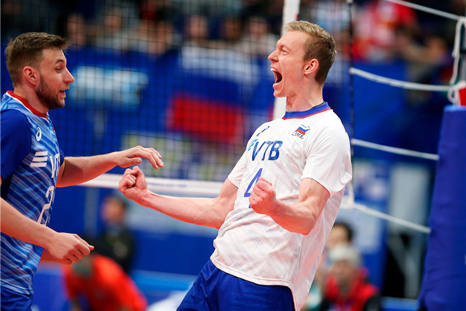 Россия победила Польшу на Лиге Наций по волейболу