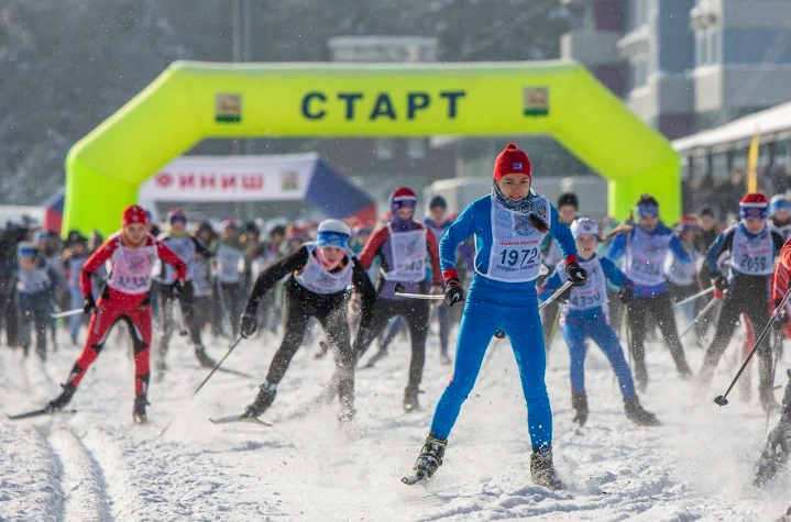 В Уфе в Лыжне России участвовали более 5 тысяч человек 