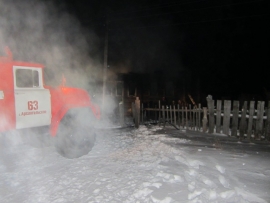 В Михайловке ночью произошел крупный пожар 