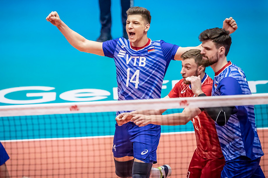 Россия продолжает побеждать в Лиге Наций по волейболу!