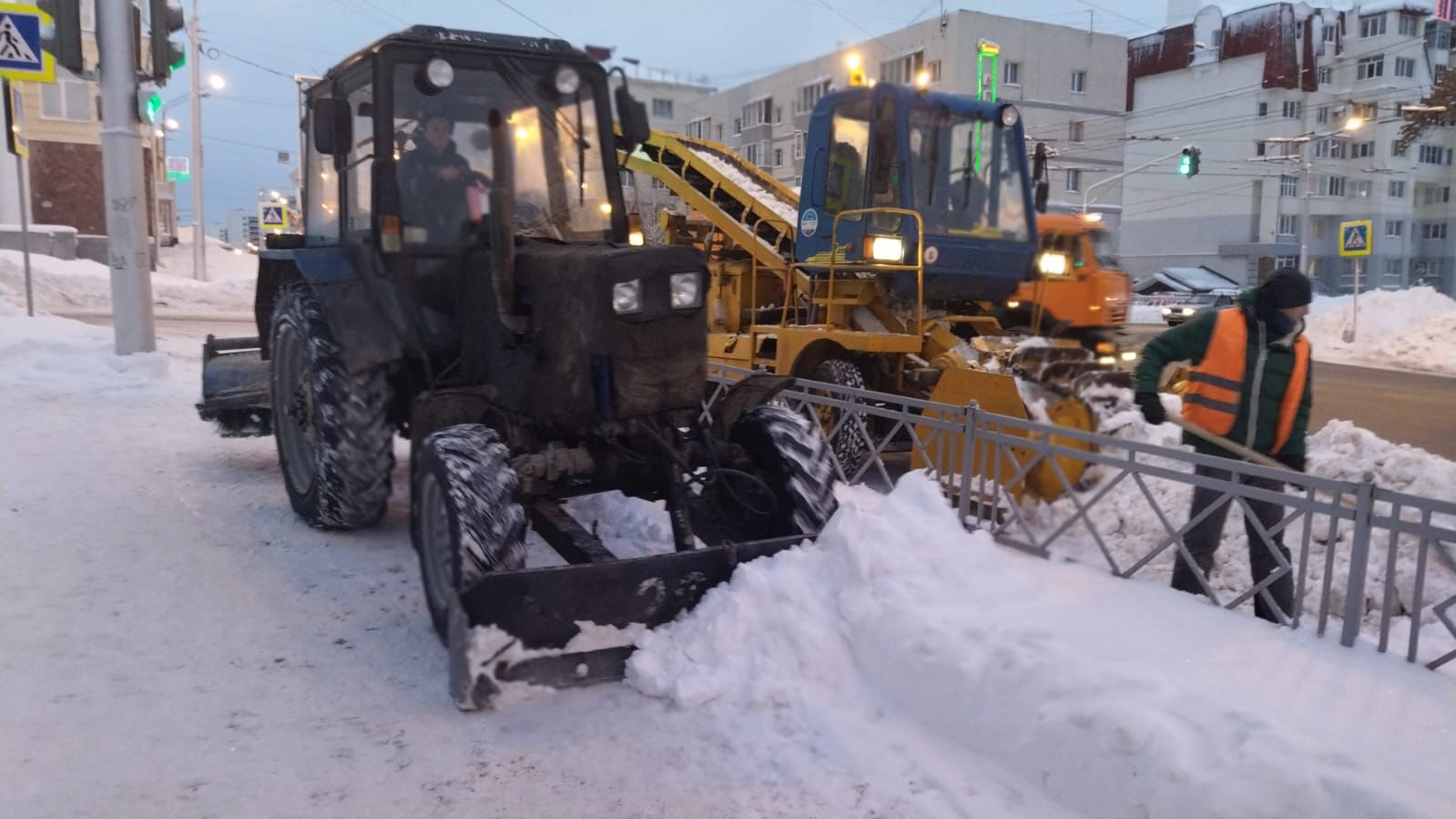 Более 7 тысяч тонн снега вывезли из Уфы за сутки