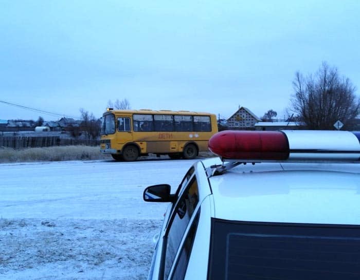 В Башкирии водитель школьного автобуса был пьян с утра