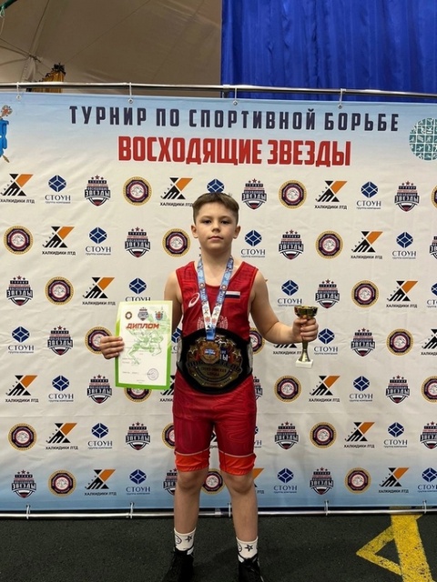 Юный борец из Башкортостана выиграл турнир в Петербурге