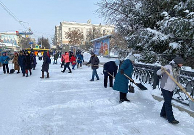 Снежные субботники в Уфе будут проходить каждую неделю