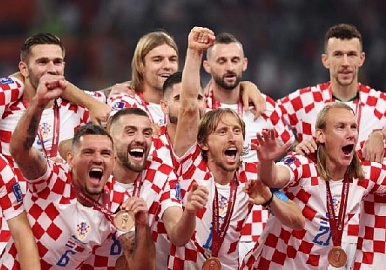 Сборная Хорватии завоевала бронзу на чемпионате мира по футболу