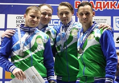 Мужская сборная Башкортостана завоевало "серебро" на чемпионате страны по фехтованию