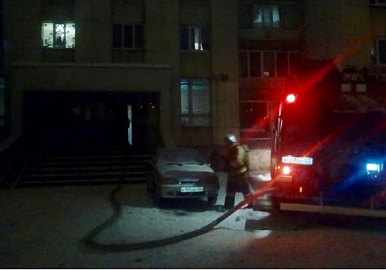 В пожаре на Аксакова пострадал один человек