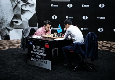 В девятой партии матча на первенство мира по шахматам зафиксирована ничья