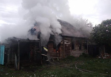 При пожаре в Башкирии погиб мужчина 