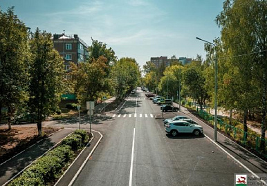 Ремонт улицы Парковой в Уфе завершили раньше запланированного