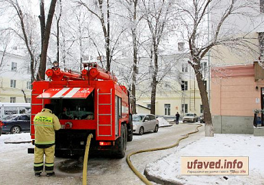 В Уфе произошел пожар на Пархоменко