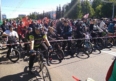 В Уфе прошел День тысячи велосипедистов
