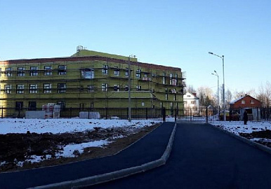 В Затоне продолжается строительство музыкальной школы №9