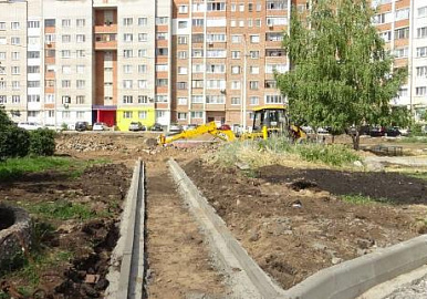 В рамках программы "Башкирские дворики" обновят 17 уфимских дворов