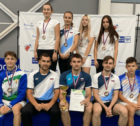 Бадминтонисты из Башкирии взяли бронзу на чемпионате России