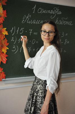 Выпускница уфимской гимназии вернулась в альма-матер преподавать математику