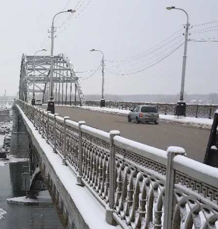Из-за мороза в Уфе временно перекроют старый Бельский мост