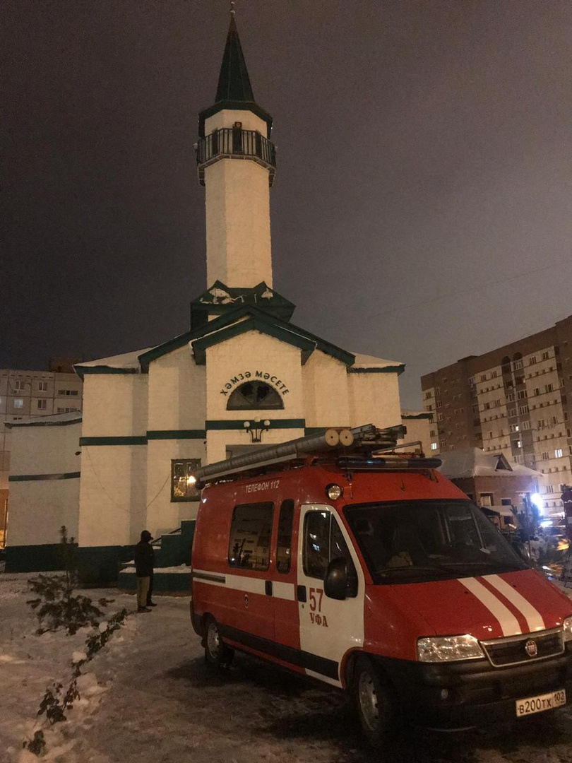 В уфимской мечети ночью был пожар