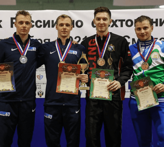 Тимур Арсланов - бронзовый призер Кубка России по фехтованию