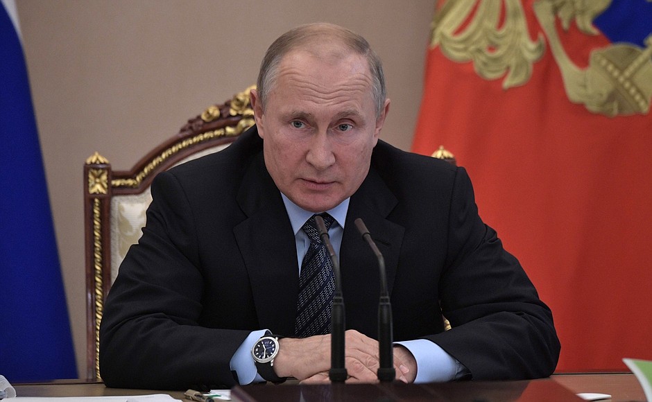 Владимир Путин провёл совещание по вопросам модернизации первичного звена здравоохранения