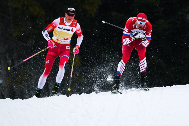 Сергей Устюгов выиграл серебро в спринте на Кубке мира по лыжным гонкам