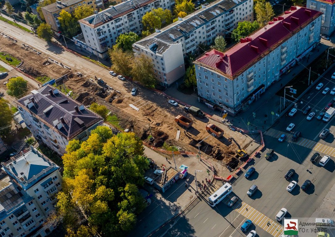 Реконструкция улицы Галле в Уфе закончится в 2021 году