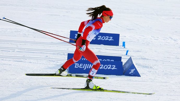 Россия выиграла "золото" в женской лыжной эстафете