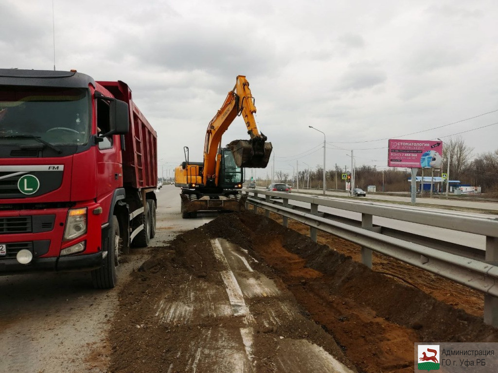 Ремонт дорог в Уфе начался уже на 10 участках