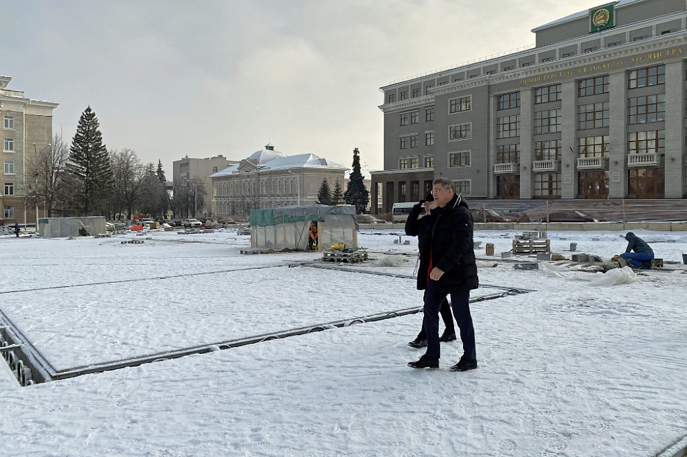 Реконструкцию Советской площади завершат до конца года