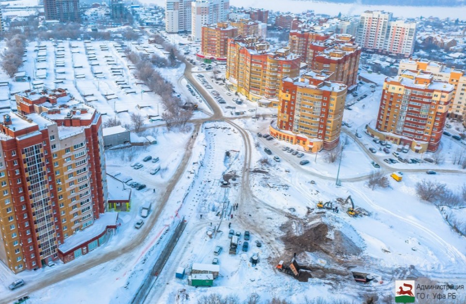 Реконструкция  улицы Рабкоров в Уфе завершится в конце 2022 года 