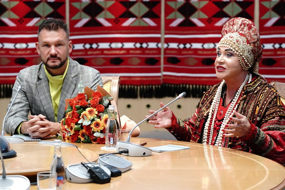 Надежда Бабкина обещала помочь с организацией "Фольклориады" в Башкирии