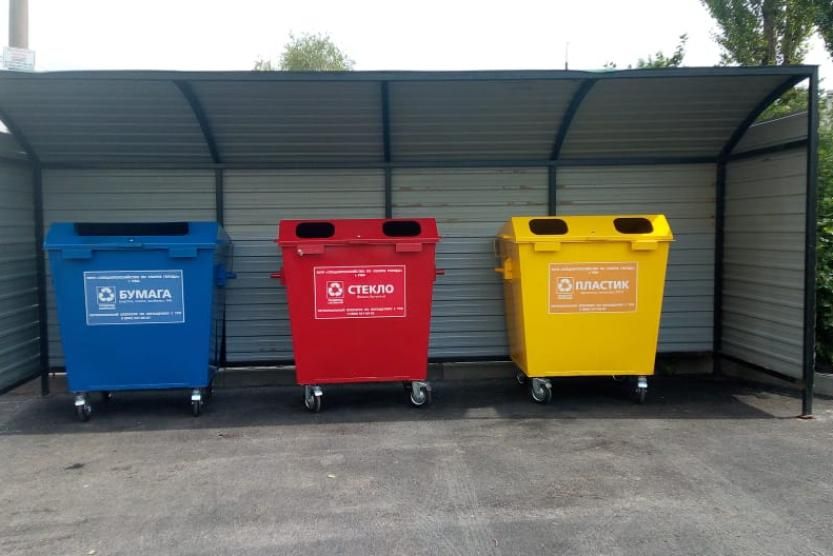 Уфа получила новую партию контейнеров для раздельного сбора мусора
