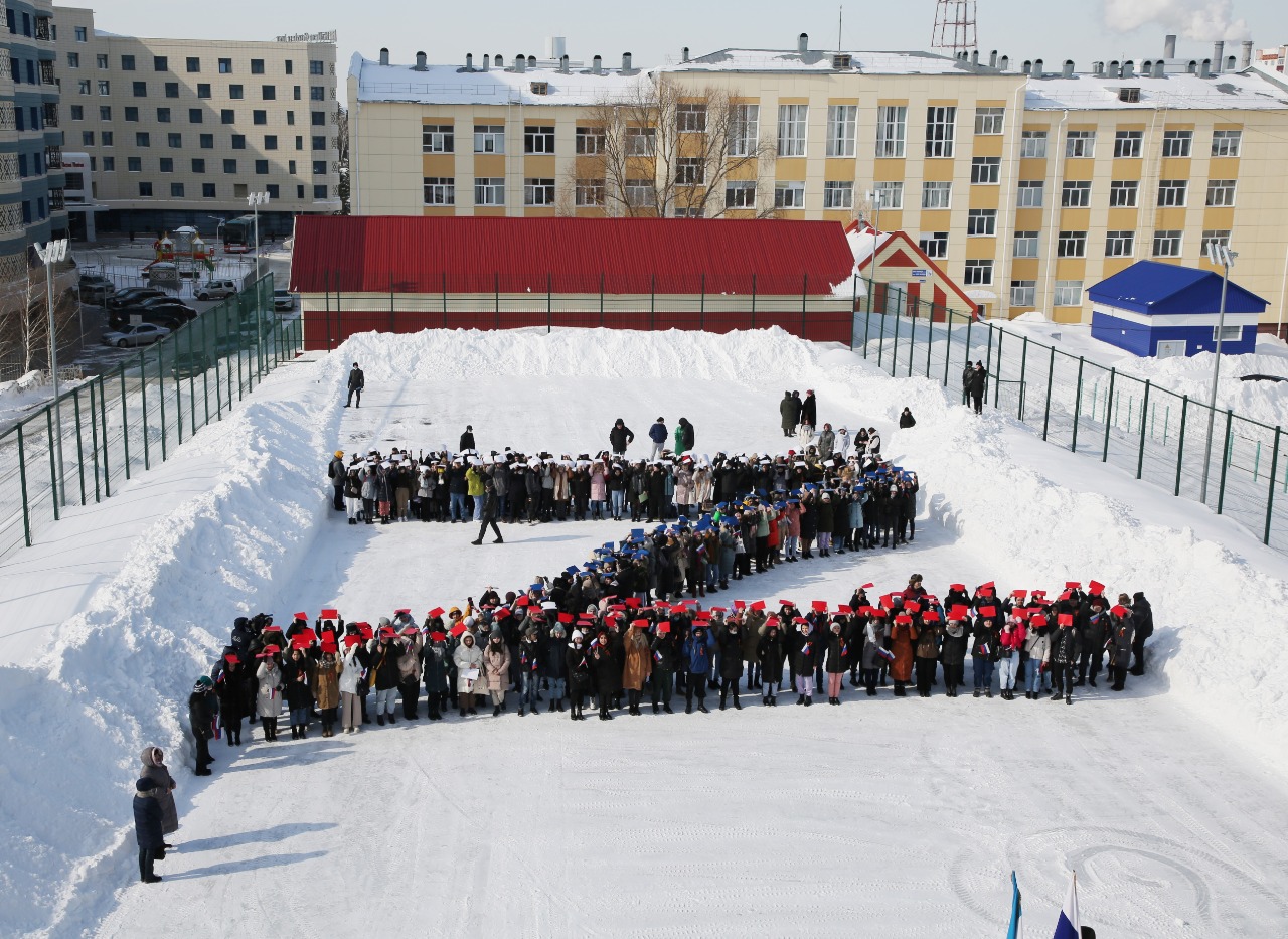 Студенты  БашГУ в поддержку российской спецоперации на Украине
