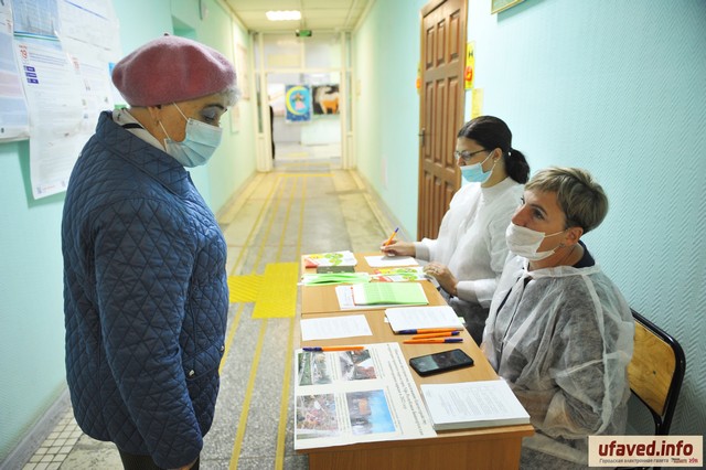 В избирательных пунктах Башкирии дежурят медработники