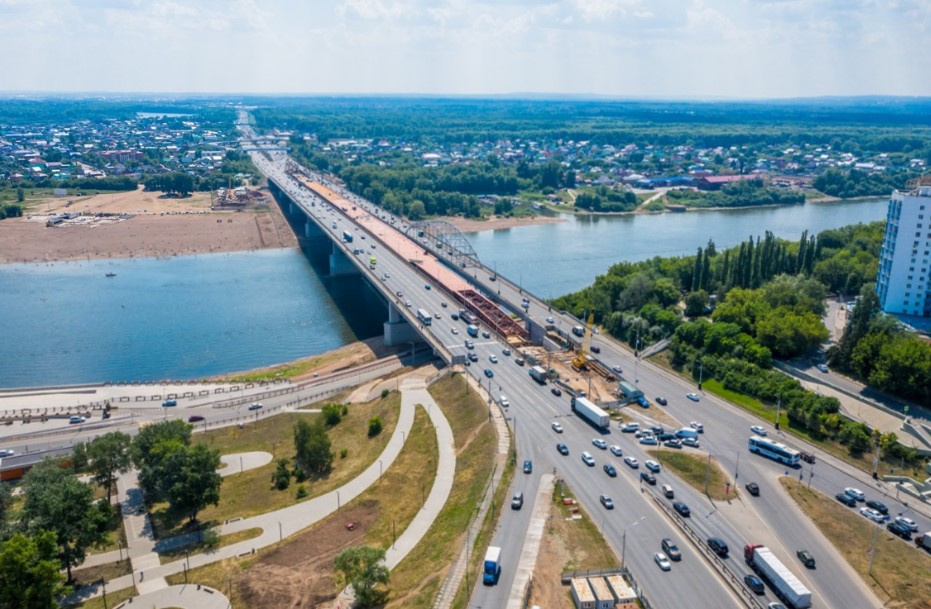 Мост-вставку через Белую в Уфе сдадут в октябре 2021 года