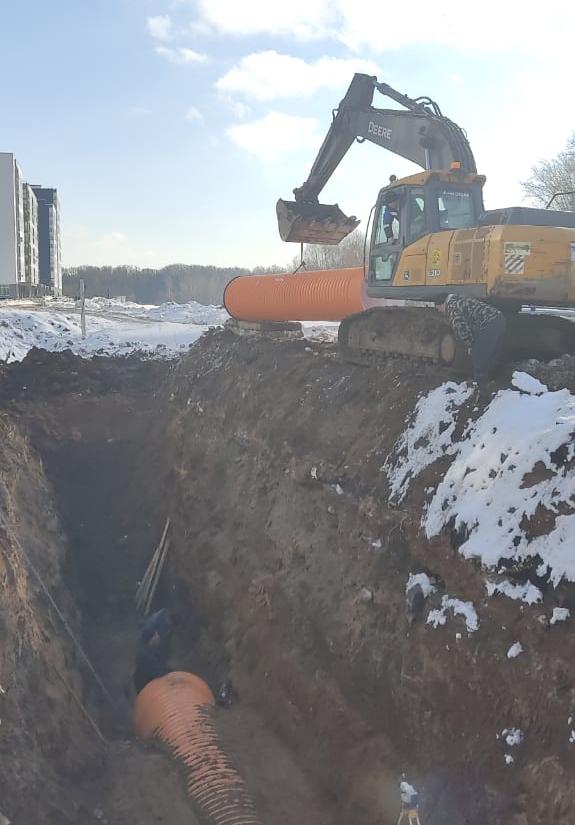 В Кузнецовском затоне строят новые дороги