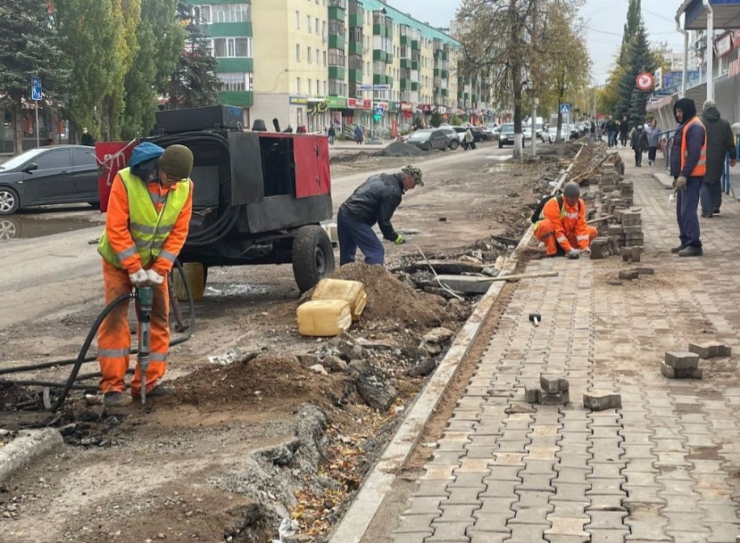 Ремонт улицы Ухтомского в Уфе планируется завершить до 30 октября 2021 года