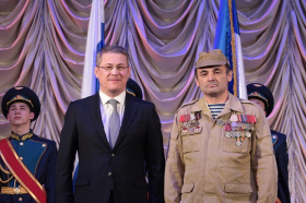 Радий Хабиров поздравил Башкирию с Днём защитника Отечества