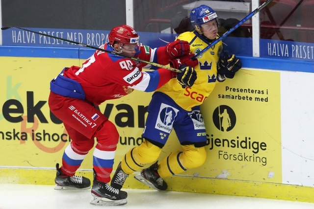 Сборная России по хоккею выиграла у Швеции в серии буллитов
