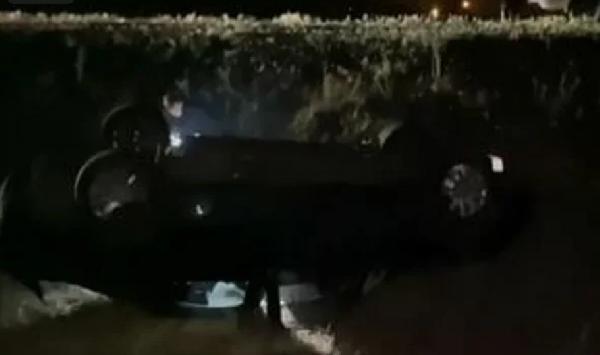 В Башкирии водитель погиб в перевернувшемся автомобиле