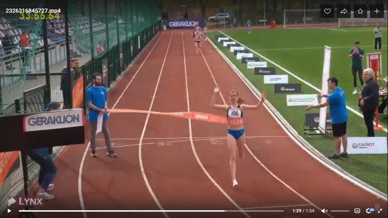 Альбина Гадельшина - победитель Кубка России в беге на 10 000 м среди женщин