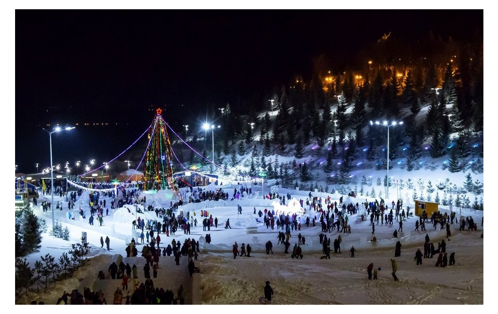 В Башкирии выберут лучший новогодний городок