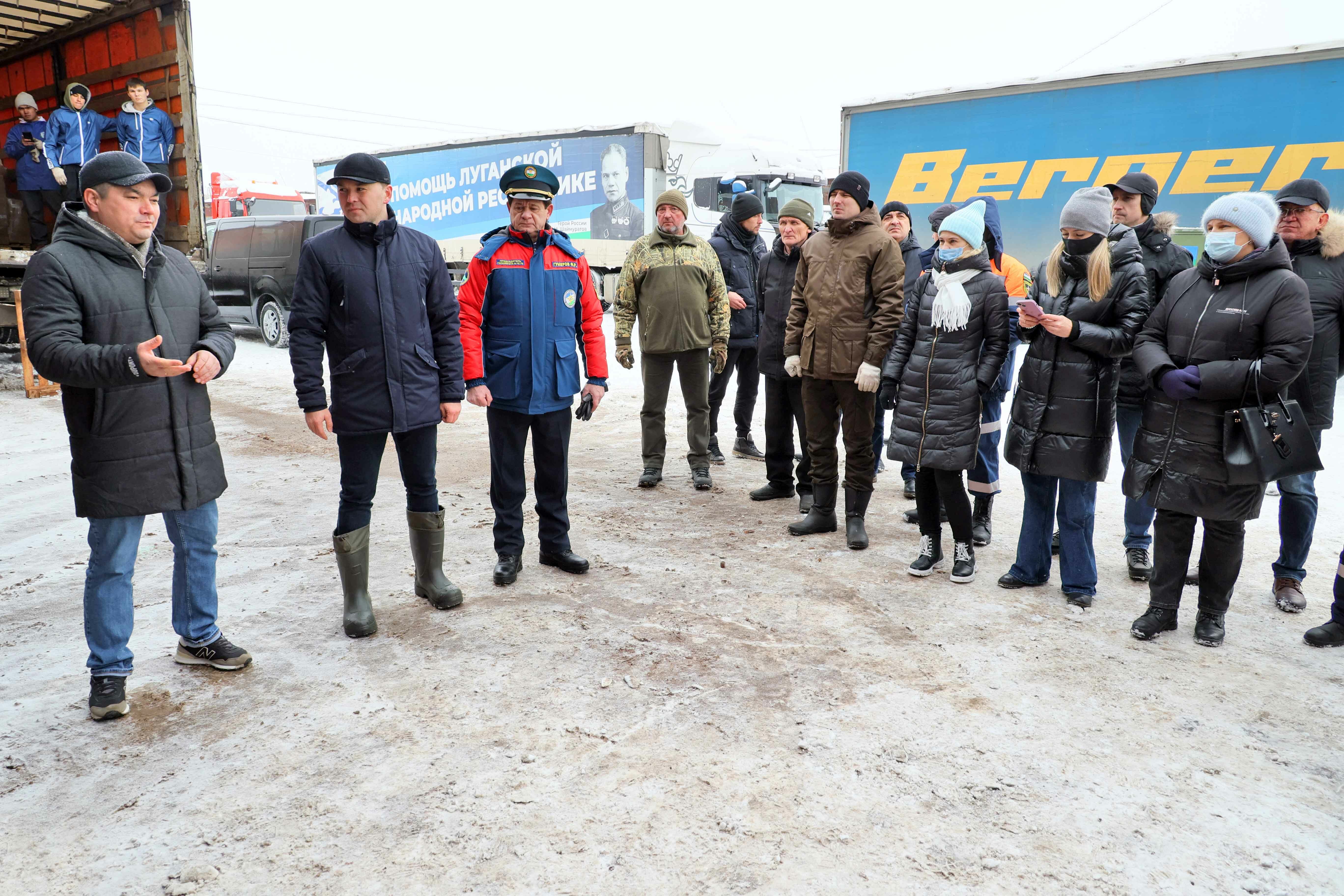 Гумколонна для добровольческих батальонов отправится из Башкортостана